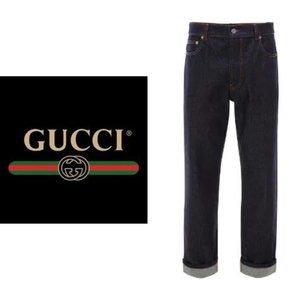 Gucci Mid-Rise Slim Straight Jeans -32x32